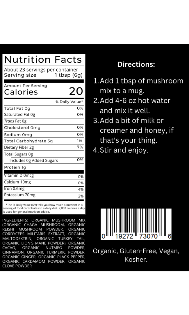 White Dragon – Adaptogenic Mushroom Cacao Mix