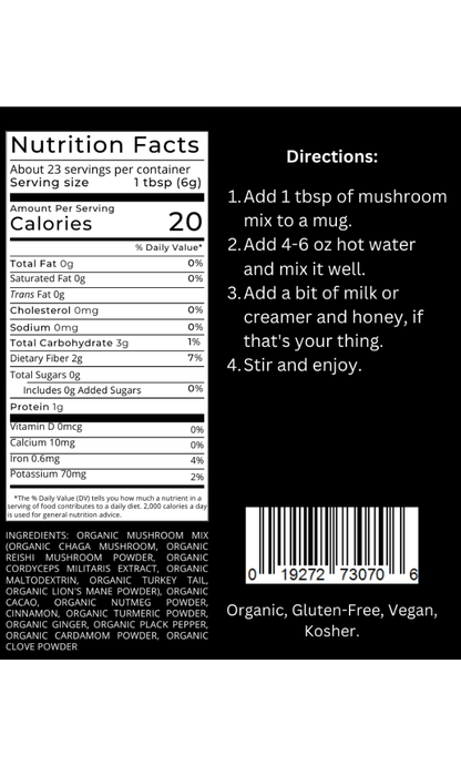 White Dragon – Adaptogenic Mushroom Cacao Mix